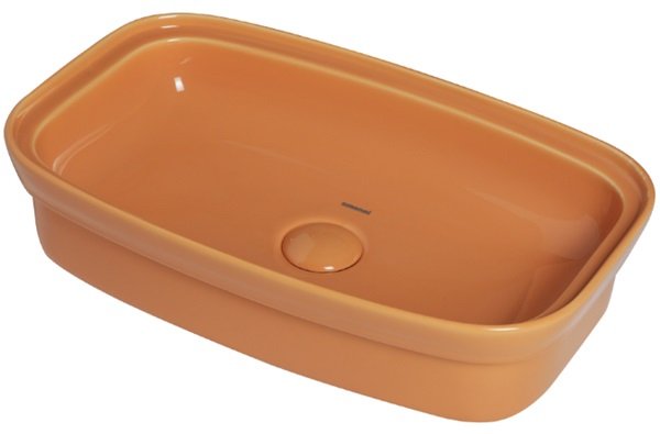 Smanni Fang 60 GM Çanak Lavabo 60x37 Cm Hardal